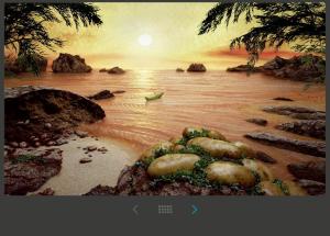 Árboles de hojas de col, rocas de boniatos, desfiladero de pan y cielo de repollo rojo.