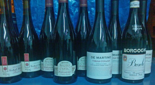 Sokol Blosser Dundee 2006 Borgogno 2004 Masciarelli 2004